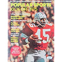 Archie Griffin Ohio State Signed/Auto 1975 Popular Sports Magazine JSA 158386 - Autographed College Magazines