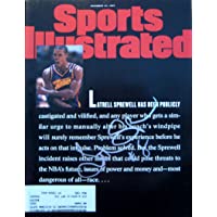 Latrell Sprewell autographed Sports Illustrated magazine 12/15/97