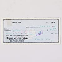 Doris Day Signed Check - COA JSA