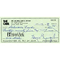 Sammy Baugh Washington HOF Signed/Autographed 1991 Check 140878