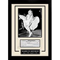 Marilyn Monroe Facsimile Signed Autographed Personal Check Framed 8x10 Display