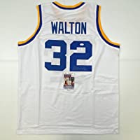 Autographed/Signed Bill Walton UCLA White College Basketball Jersey JSA COA