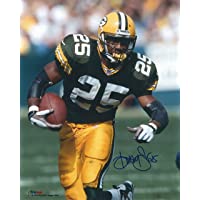 Autographed Dorsey Levens 8X10 Green Bay Packers Photo