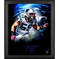 Luke Kuechly Carolina Panthers Framed Autographed 20" x 24" In Focus Photograph - Autographed NFL Photos