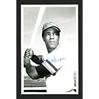 Alex Johnson Autographed 3.5x5.5 Jim Rowe Postcard Cleveland Indians SKU #164882