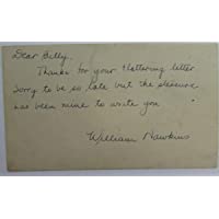 William Hawkins Lafayette College Signed Vintage 1948 GPC Postcard 144829