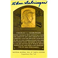Autograph Warehouse 61985 Charlie Gehringer Autographed Hall Of Fame Plaque Postcard Detroit Tigers 3.5X5.5 67