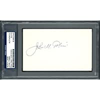 John"Jack" Tobin Autographed 3x5 Index Card St. Louis Browns, Boston Red Sox PSA/DNA #83862449