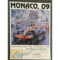 Monaco ’09 Signed by Lewis Hamilton & 11 Others