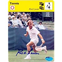 Autograph Warehouse 36722 Rod Laver Autographed Sportscaster Card Tennis