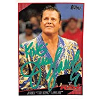 Autograph Warehouse 624756 Jerry Lawler the King Autographed Trading Card - Wrestling WWE - 2009 Topps No.53