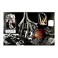 Kevin McHale Boston Celtics ''Tribute to Greatness'' Autographed 16" x 20" Litho By Allen Hackney - Autographed NBA Art