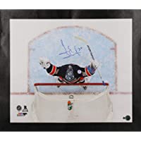 Henrik Lundqvist New York Rangers Autographed 20" x 24" 400th Win Celebration Canvas - Autographed NHL Art
