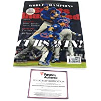 Kris Bryant Chicago Cubs Signed Autograph Full Sports Illusttrated Magazine World Series Champs Edition Fanatics…