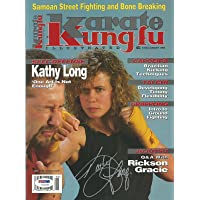 Kathy Long Signed 1995 Karate Kung-Fu Illustrated Magazine PSA/DNA COA UFC 1 MMA - Autographed UFC Magazines