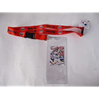 HOUSTON ASTROS ORANGE LANYARD WITH TICKET HOLDER PLUS COLLECTIBLE PLAYER CARD