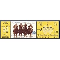 1999 Notre Dame vs. Navy Four Horsemen Full Unused Ticket 128315