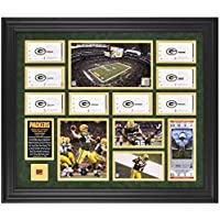 Green Bay Packers Super Bowl XLV Champions Season Ticket Collage - NFL Ticket Plaques and Collages