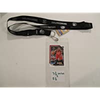 TORONTO RAPTORS BLACK LANYARD WITH TICKET HOLDER PLUS COLLECTIBLE PLAYER CARD