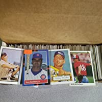 600 Baseball Cards Including Babe Ruth, Unopened Packs, Many Stars, and Hall-of-famers. Ships in Brand New White Box…