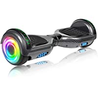 SISIGAD Hoverboard Self Balancing Scooter 6.5" Two-Wheel Self Balancing Hoverboard with Bluetooth Speaker for Adult Kids…