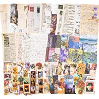 Knaid Vintage Scrapbook Supplies Pack (200 Pieces) for Art Journaling Bullet Junk Journal Planners DIY Paper Stickers…