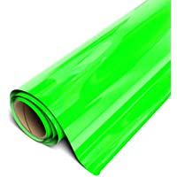 Siser EasyWeed HTV 11.8" x 5ft Roll - Iron on Heat Transfer Vinyl (Fluorescent Green)