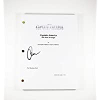 Chris Evans Captain America Avengers Script Signed Autographed Authentic 'GA' COA