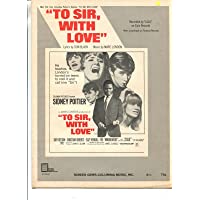 To Sir With Love- Lyrics By Don Black Music By Marc London Sheet Music