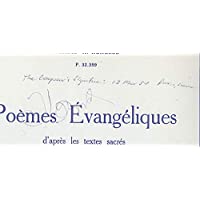 Jean Langlais Autograph on Cover only of Poemes Evangeliques Sheet Music from March 1984