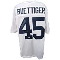 Rudy Ruettiger Signed/Inscribed Notre Dame White Football Jersey JSA 156202