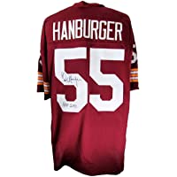 Chris Hanburger HOF Signed/Inscribed Washington Maroon Custom Jersey JSA 156294