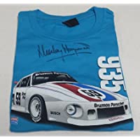 935 Brumos Porsche #59 T-Shirt Signed by Hurley Haywood