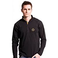 Boston Bruins Men's Black Levelwear Metro Quarter Zip Pullover Jacket - Size M