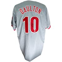 Darren Daulton Signed/Autographed Phillies Gray Baseball Jersey JSA 150533
