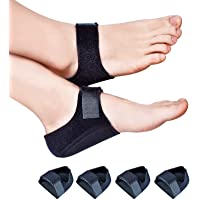 Heel Cushion, (4PCS) Gel Heel Cups for Heel Pain Plantar Fasciitis, Heel Pads Great for Aching Feet,Tendinitis, Bone…
