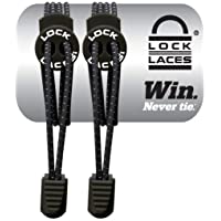 Lock Laces - Elastic No Tie Shoe Laces - One Size Fits All for Kids and Adults - Elastic No Tie Shoelaces