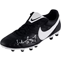 Wayne Rooney Manchester United Autographed Black and White Cleat - Autographed Soccer Cleats