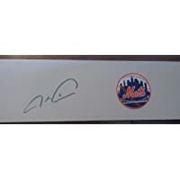 Jacob DeGrom Autographed New York Mets Logo Pitching Rubber, New York Mets, Cy Young Award, All Star