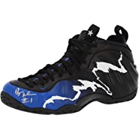 Penny Hardaway Orlando Magic Autographed Black & Blue Foamposite Single Basketball Sneaker - Autographed NBA Sneakers