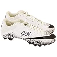 Justin Herbert Autographed Nike Football Cleats - BAS COA (VPR Black and White)