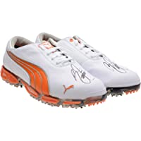 Rickie Fowler Autographed Orange Puma Cleats - BAS - Autographed Golf Shoes