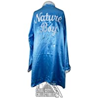 Ric Flair Autographed w/Inscription Blue Feather Nature Boy Robe - JSA COA - Autographed Wrestling Robes, Trunks and…