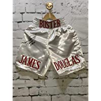 James"Buster" Douglas Signed Boxing Shorts Trunks Inscribed"Tyson KO 2-11-90" (JSA COA)
