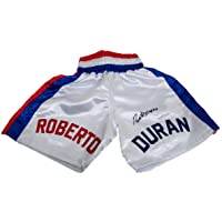 Roberto Duran Autographed/Signed Boxing Trunks JSA 135651