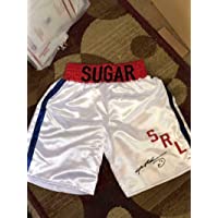 Sugar Ray Leonard Boxing Shorts Trunks Signed Autographed Autograph Auto - PSA/DNA Certified - Autographed Boxing Robes…