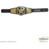 SHEAMUS Signed Replica WWE Hasbro Championship Belt (As Is) - Autographed Wrestling Robes, Trunks and Belts