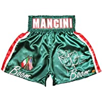 Ray"Boom Boom" Mancini Signed Green Trunks - Autographed Boxing Robes and Trunks