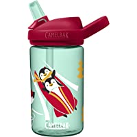 CamelBak Eddy+ 14 oz Kids Water Bottle with Tritan Renew – Straw Top, Leak-Proof When Closed