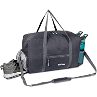 Sports Gym Bag with Wet Pocket & Shoes Compartment, Travel Duffel Bag for Men and Women Lightweight